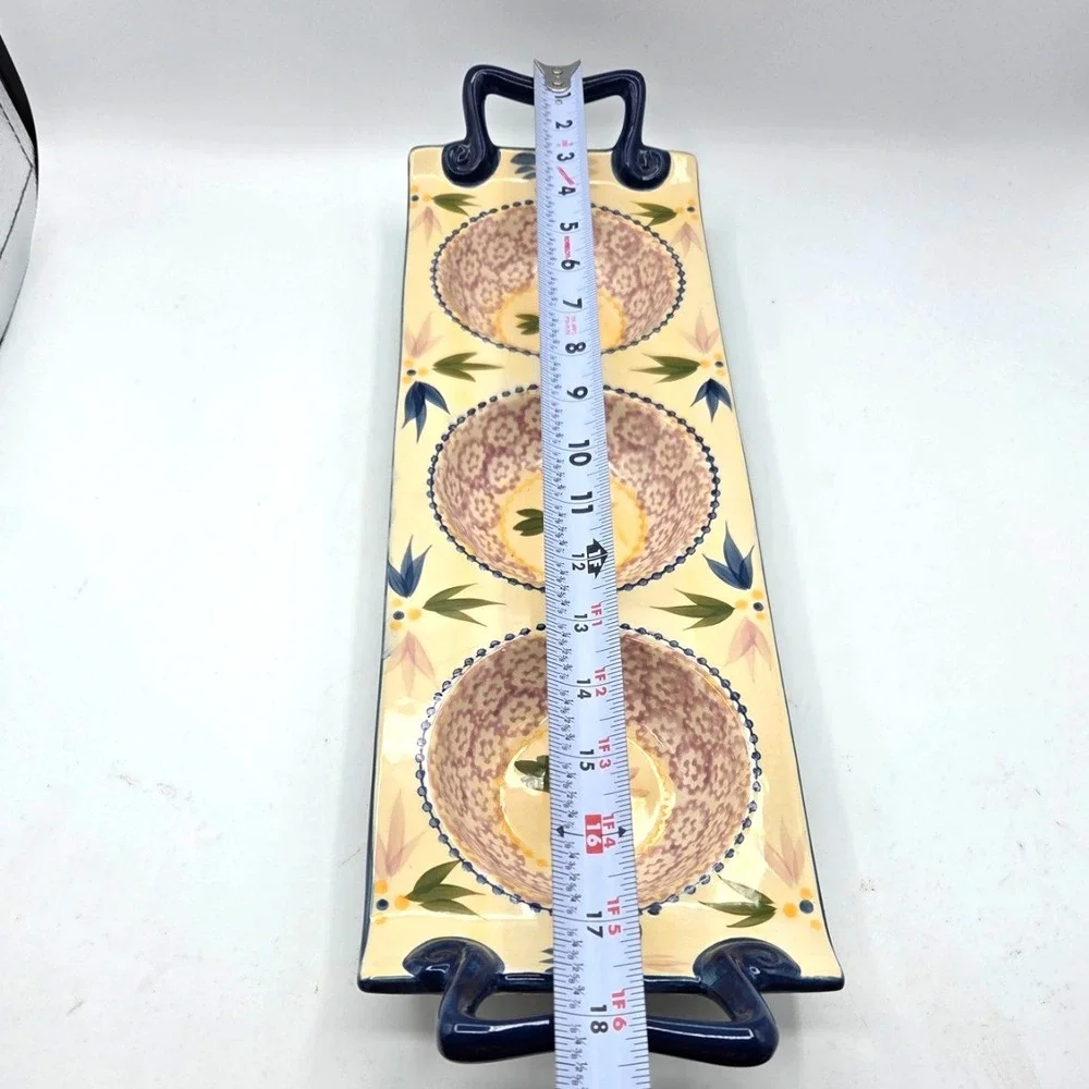 Temptations Old World‎ Rectangle Appetizer Server Serving Tray